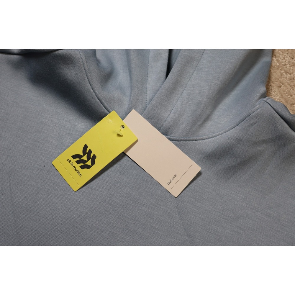 All In Motion Sleek Spacer Pullover Hoodie Light Blue Small TT-022 - Picture 5 of 8